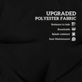 thumbnail image 4 of Outsunny Outdoor Chair Cushion with Ties, Button Tufted, for Garden, Black, 4 of 10