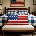 thumbnail image 5 of Antqov 4th of July Throw Pillow Covers 12x20" Patriotic Red White & Blue Stars Pillow Covers Independence Day Soft Cushion Case for Outdoor Home Sofa Couch Bedroom Living Room Decorations, 5 of 6