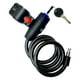 thumbnail image 1 of Wosthever Candado antirrobo para bicicleta, bobina de Cable de bucle de seguridad de acero inoxidable con llave, accesorios para bicicleta Ciclismo, 1 of 6