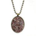 thumbnail image 1 of Leopard Feather Design Necklace Vintage Chain Bead Pendant Jewelry Collection, 1 of 3