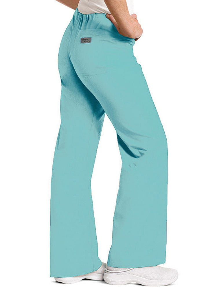 Urbane Essentials Women's Boot Cut Scrub Pants