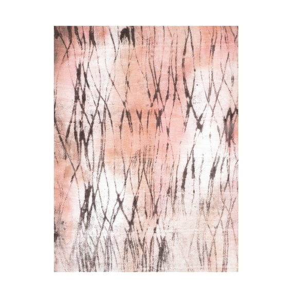 Canvas Wall Art - Maliq 'Blurred Lines' Wall Art for Living Room, Bedroom, or Office Décor by Trademark Fine Art - 14 x 19 Inches