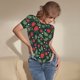 thumbnail image 3 of Balery Strawberry Body de cuello redondo de manga corta para mujer Tops de manga corta Tops básicos-Medium, 3 of 7