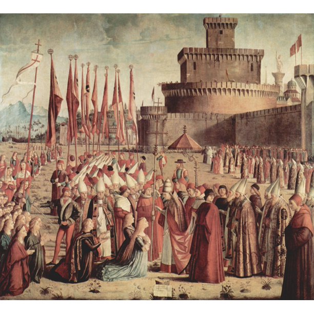 Carpaccio, Vittore Legend of St. Ursula12 Inch BY 18 Inch Laminated