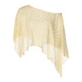thumbnail image 4 of SRZYMJ Womens 3/4 Sleeve Crochet Tops Summer V Neck Beach Cover Ups | Casual Off Shoulder Boho Sweaters, 4 of 4