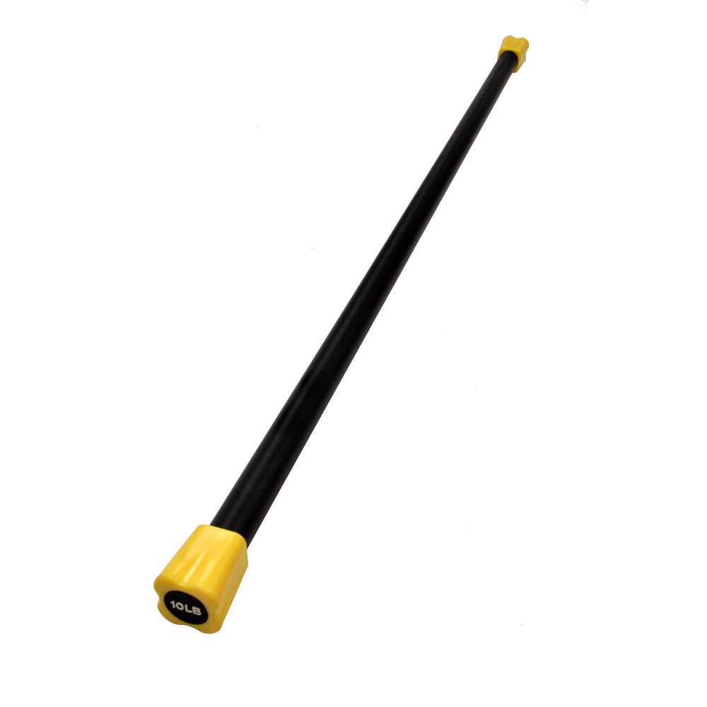 BalanceFrom Total Body Workout Weighted Bar Weighted Workout Bar Weighted Exercise Bar Walmart