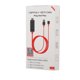 thumbnail image 5 of Cable adaptador convertidor de 4K Full HD USB / 8/8 Plus / 7 / 6s Plus rojo, 5 of 6