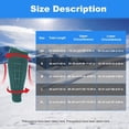 thumbnail image 3 of Pair Pack: Ski Shin Guards & Shin Pads — Calf Compression Sleeves with Honeycomb Padding — Suitable for Children, Teens, and Adults; Breathable, Lightweight Sports Protective Gear, 3 of 7