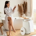 thumbnail image 3 of Costway 23L Bathroom Towel Warmer Bucket 4 Timer with Fragrance Holder & 3-Level Heating Grey, 3 of 10