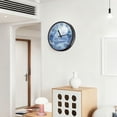 thumbnail image 6 of Voice Activated Clock with Glow Light 12 Inch Large Silent Wall Clock Battery Operated for Home Decor Snow-covered Scene, 6 of 8
