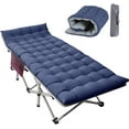thumbnail image 5 of NAIZEA Folding Bed for Adults, Rollaway Guest Bed Sleeping Cot with Mattress，Portable Heavy Duty Outdoor Camping Cot with Carry Bag, 5 of 10