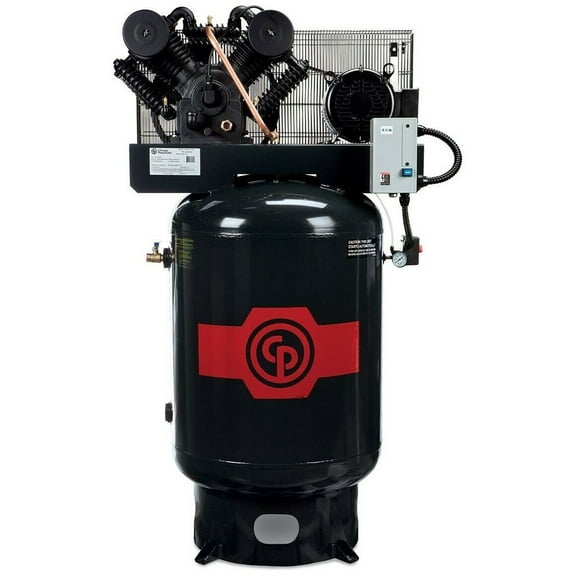 CP RCP-C10123VS 10Hp 120 Gallon Vertical 2 Stage 208-230V 3 Phase Air Compressor