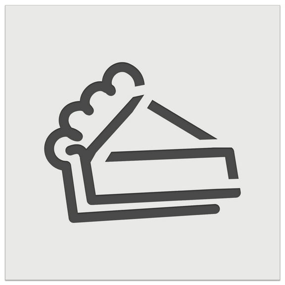 Piece of Pie DIY Cookie Wall Craft Stencil - 5.5 Inch