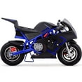 thumbnail image 4 of GO-BOWEN 36V ELECTRIC POCKET MOTORCYCLE BIKE - BLACK/BLUE, 4 of 4