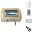 thumbnail image 5 of Universal 7inches Car Headrest Monitor Screen Rear Seat Entertainment Multi-media Player For Av Usb Sd Mp4 Mp5 Fm Beige, 5 of 5