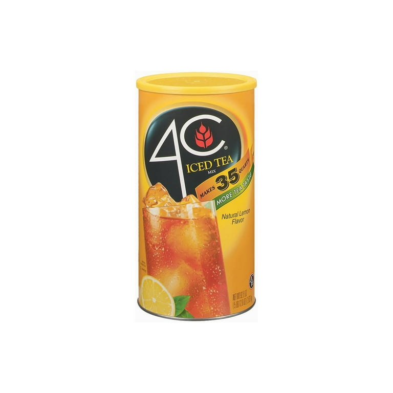 Lipton Lemon Iced Tea Mix, 28 Quarts (Pack of 2)