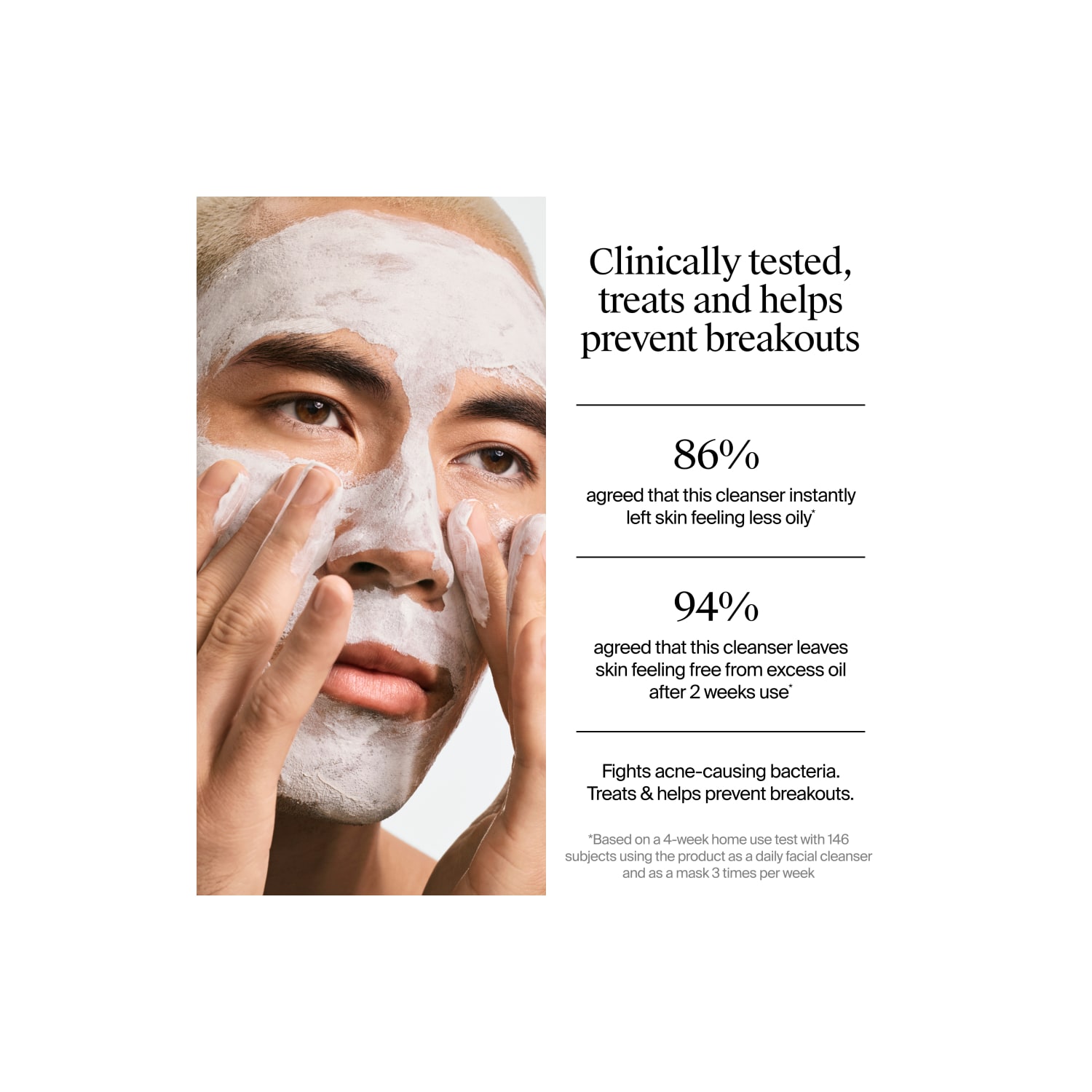 Neutrogena Evenly Clear Acne Cleansing Mask, 4.2 fl. oz