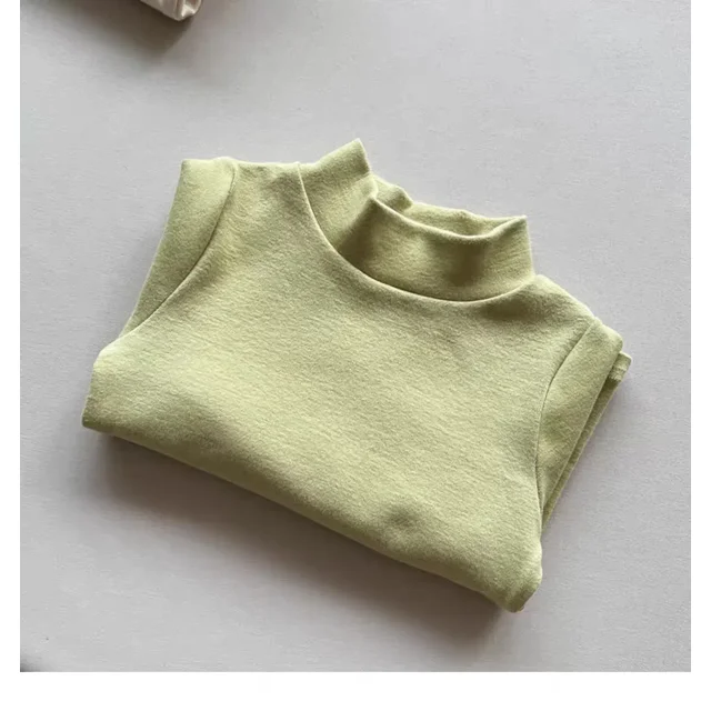 Ropa coreana de Boutique para niños, gargantilla para niñas, 95% algodón, pantalones de otoño e invierno, ropa interior de Color caramelo para niños, suave y elástica