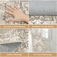 thumbnail image 4 of 2 x 8 ft Washable Hallway Runner Rugs, Non-Slip Soft Kitchen Rug Runner Laundry Room Rug, Vintage Floor Runner for Kitchen Entryway Laundry Room, 4 of 10