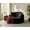 Black, variant on Yardgrace Oversized Round Chair Lounge Chaise Indoor, Deep Seat Cloud Large Circle Sofa Chair, No Assembly Required, Round Compression Couch for Reading, Living Room, Bedroom