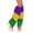Purple, variant on Women's Y2K Carnival Leg Warmers with Glitter, Festival Stretchy Knee High Socks for Costume Party Dance Purple