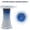 Blue(1), variant on mdj pottery Ceramic Bird Bath for Outside, 16.93 Inch Pedestal Bird Bath Bowls, U-Orange+White