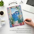 thumbnail image 3 of FORMRS Acrylic Clipboard with Low Profile Clip Standard A4 Letter Size, 12.5" x 9", Seaside Door, 3 of 8