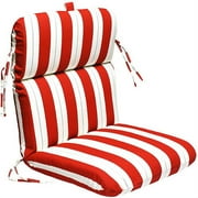 Universal Outdoor Chair Cushion, Red, White and Blue Stripe