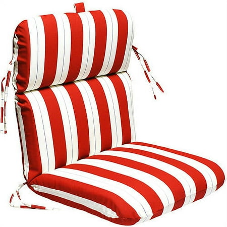 Universal Outdoor Chair Cushion, Red, White and Blue Stripe