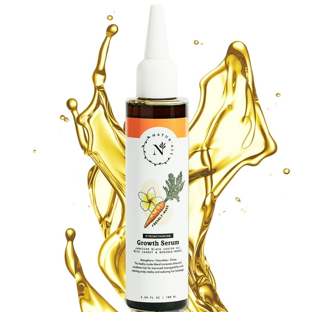 Sérum para el crecimiento del cabello Naturall Jamaican Black Castor & Carrot
