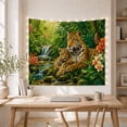 thumbnail image 5 of Cartoon Tiger Cub Jungle Tapestry Wall Hanging, 5 of 7