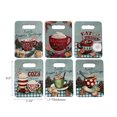 thumbnail image 2 of Noël 9.5 "Forme De La Planche À Découper Forme De Chocolat Chaud - Ensemble De 6, 2 of 3