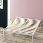 Zinus Mia 14 White Metal Platform Bed Frame, Queen