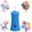Blue, variant on Balloon Pump Electric - Portable Air Balloon Pump for Long Balloons, Balloon Blower Inflator Machine for Twisty, Classic Round, Foil, Latex Balloons