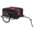 thumbnail image 1 of Aosom Bicycle Trailer Bike Cargo Trailer Garden Utility Cart Tool Carrier  with Removable Cover, Red, 1 of 10