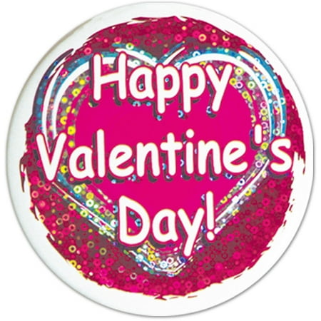 Ddi Happy Valentine's Day Button (pack Of 156)