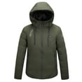 thumbnail image 2 of Meichang Heated Jackets Men and Women Waterproof Outdoor Work Outerwear Rechargeable with USB Port Heated Jacket Hunting Warm Hooded Heated Clothing, 2 of 3