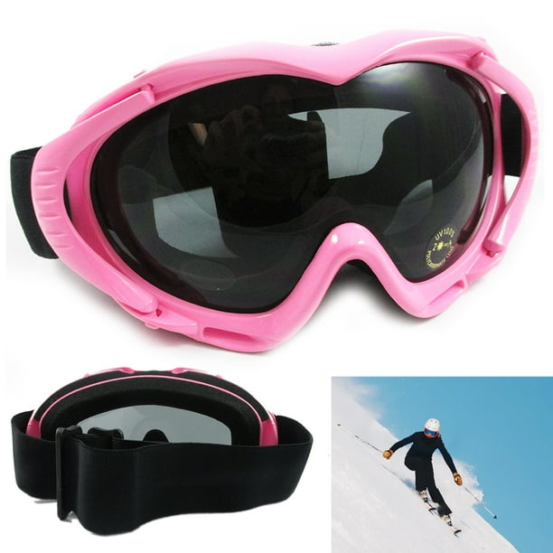 Snow Ski Goggles Adults Antifog Lens Pink Snowboard Motorcycle Glasses