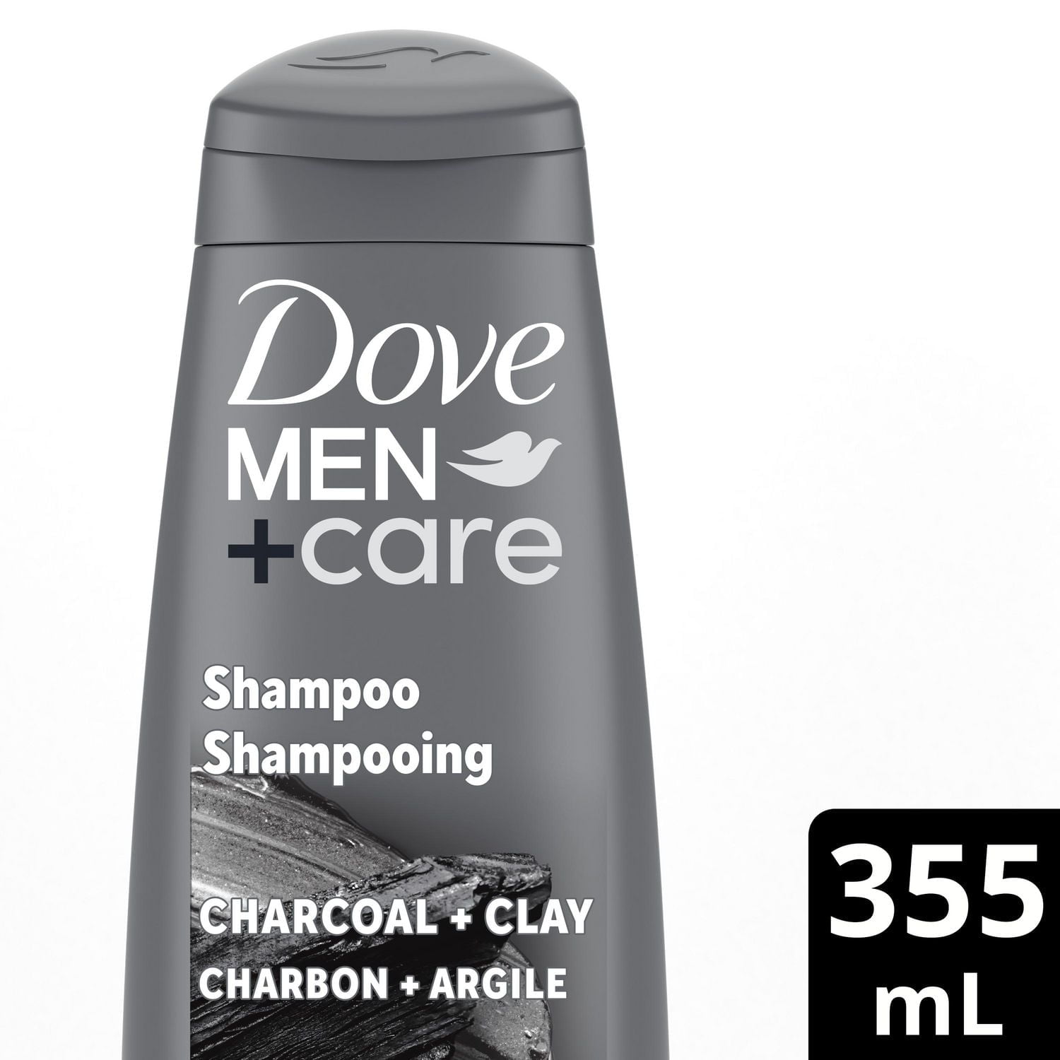 Shampooing Dove Men Care Charcoal + Clay 355ml Shampooing