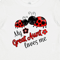 thumbnail image 4 of Inktastic My Great Aunt Loves Me with Cute Ladybugs Boys or Girls Baby T-Shirt, 4 of 5