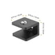 thumbnail image 4 of 8 Pcs Black Shelfs Shower Glass Clamp Glass Shelf Clamp Clip Glass Shelf Brackets Shelf Support Brackets, 4 of 4