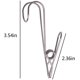 thumbnail image 2 of 15Pcs Clip Hooks Metal Clothes Pins Multi-Purpose Hanging Clips for Office Bathroom Kitchen Living Room Etc Zhivalor Espejos y Percheros, 2 of 6