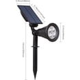thumbnail image 3 of Lumières Solaires Lumineuses pour Allée, Projecteurs Extérieurs Étanches IP65 du Crépuscule à l'Aube avec Modes de Luminosité Réglables pour Éclairage Paysager, 2 Packs, Installation Facile, Inclinaison à 180 Degrés, 3 of 5