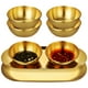 thumbnail image 3 of 6 uds cuencos de acero inoxidable para salsa, platos pequeños para salsa de soja, cuencos para condimentos de Sushi con 2 uds de bandejas decorativas, 3 of 4