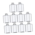 thumbnail image 2 of 10 piezas de botellas de jugo reutilizables, botellas de agua multifuncionales, jarra para beber con 260 ml, 2 of 9