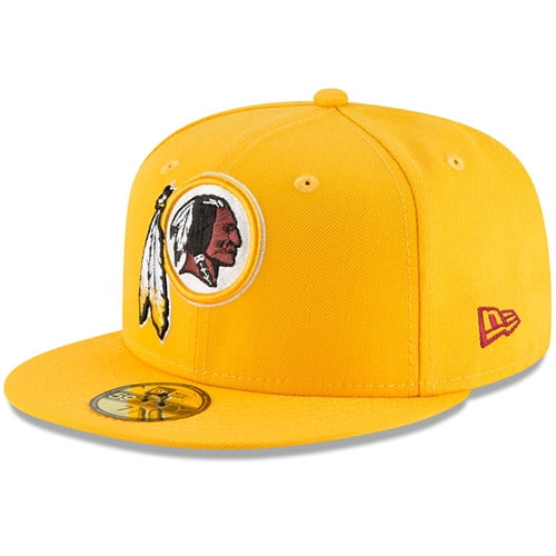 yellow redskins hat