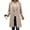 A-Khaki, variant on Women's Fashion Thicken Wool Lapel Long Length Button Breasted Pea Mao Coat Casual Solid Color Long Sleeve Loose Fit Trendy Ladies Overcoat