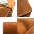 thumbnail image 4 of Pre-Owned Hermes Hermès Dogon Leather Wallet/Coin Case, Brown and Silver, Men's Women's,..., 4 of 5
