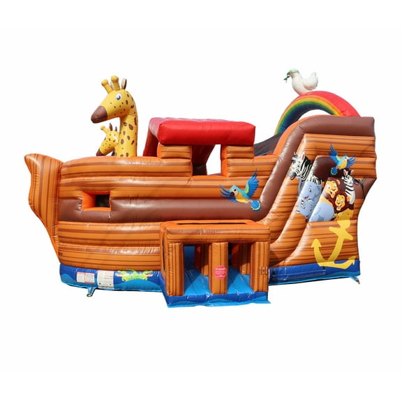 TentandTable Commercial Inflatable Bounce House with Slide - Noahs Ark Kids Jumper