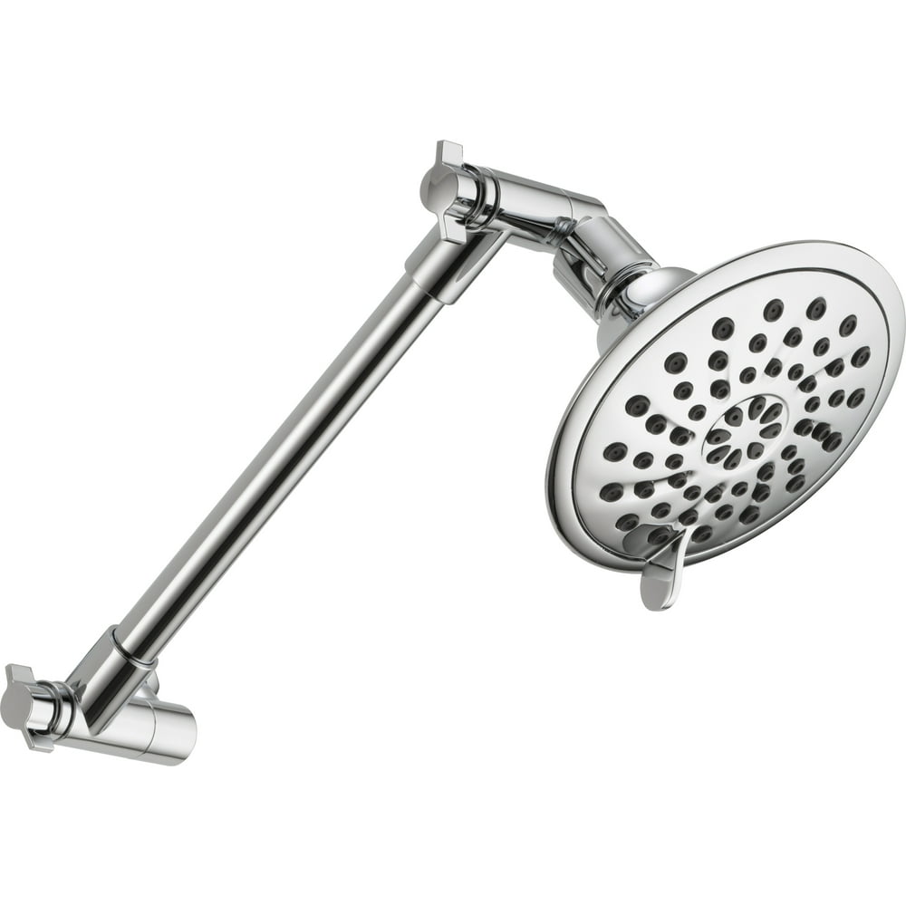 Peerless 3Spray Shower Head with Adjustable Shower Arm in Chrome